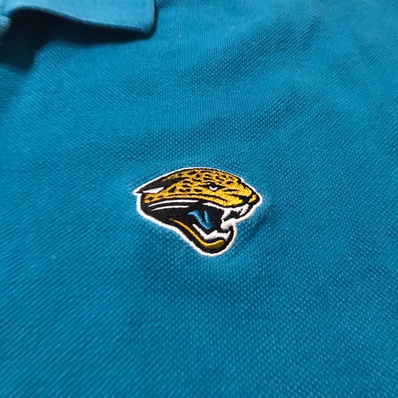 Reebok Jacksonville Jaguars Teal Polo Men's XL - Picture 2 of 4